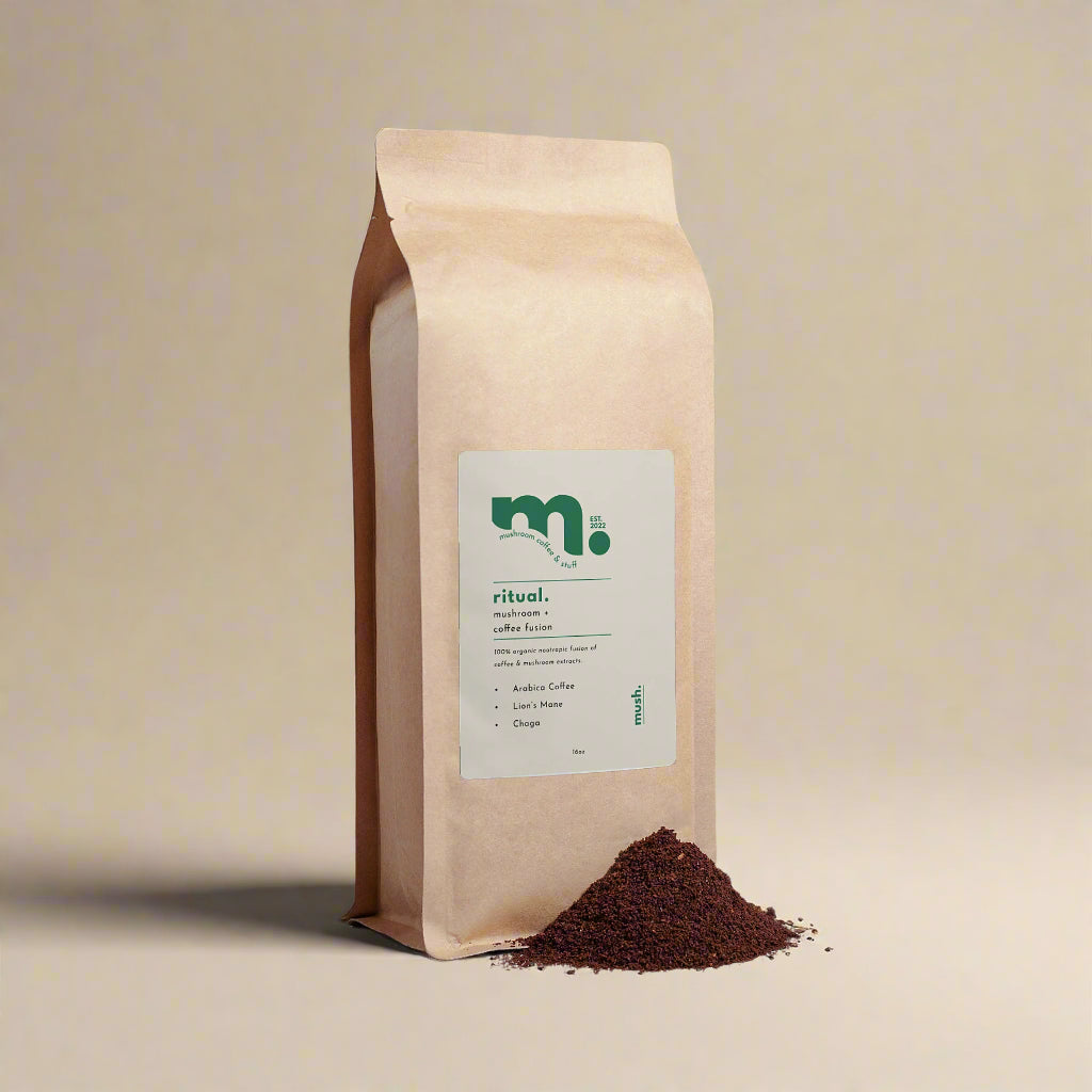 RITUAL - Mushroom Coffee Fusion - Lion’s Mane & Chaga 16oz